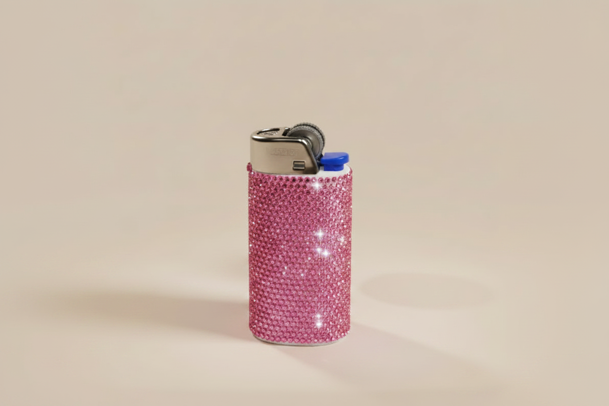White lighter bedazzled