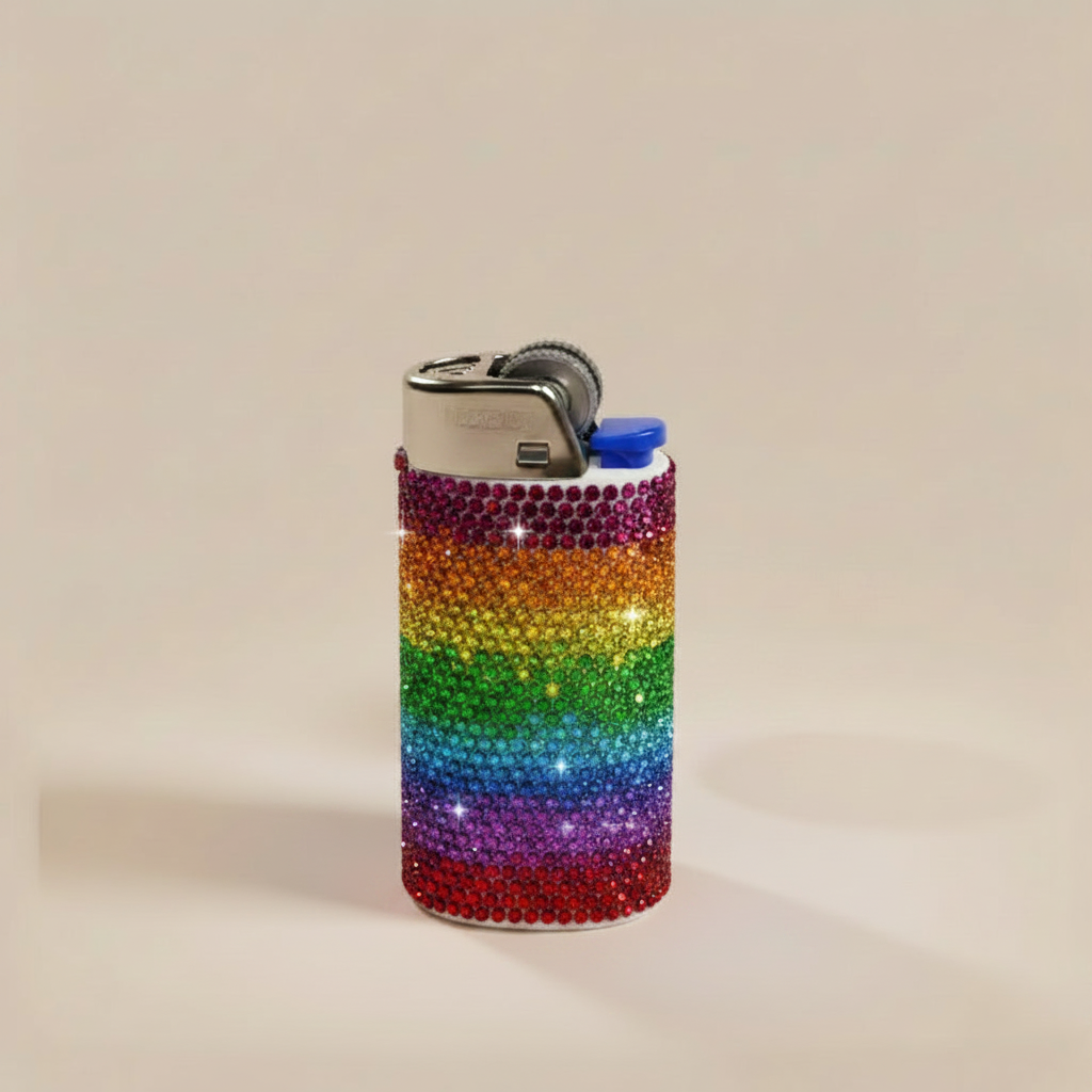 White lighter bedazzled